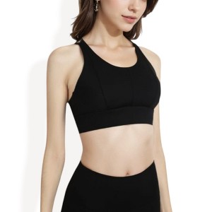 Anna-Kaci Active Women's High Impact Sports Bra with Wide Band and Racerback Design - 1 of 4
