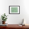 Deny Designs Alilscribble Abstract Greens Framed Art Print - 2 of 4