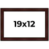 PosterPalooza | Distressed Brown Picture Frame - UV Acrylic, Backing Board, Hanging Hardware Included - 2 of 4