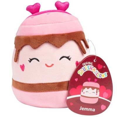 Squishmallows 5" Jemma the Pink S'mores with Heart Headband- Jazwares Valentines Day Plush - Collectible Stuffed Animal- Gift for Kids, Girls & Boys