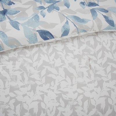 Madison Park 8Pcs Comforter Set, Bedding Set, Microfiber Bed Comforter, Blue, Queen — фото 7