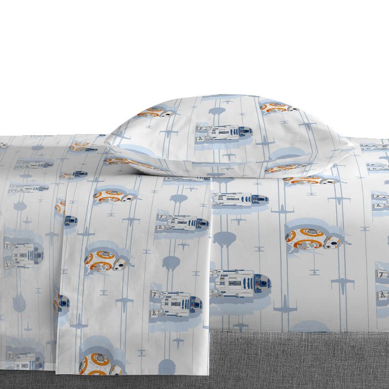 Saturday Park Star Wars Droids 100% Organic Cotton Bed Set, 6 of 12