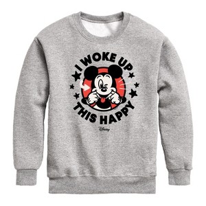 Boys' - Disney - Mickey & Friends Graphic Long Sleeve Fleece Sweatshirt - 1 of 4