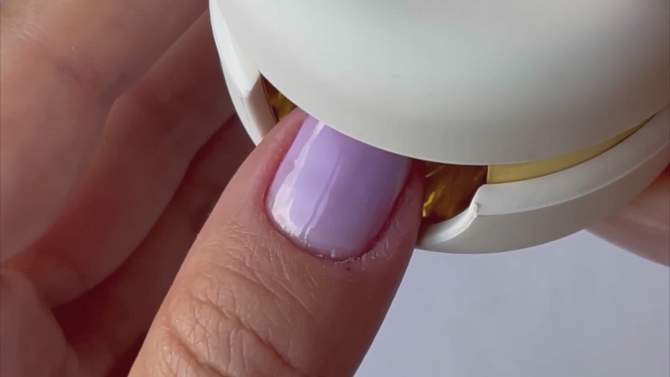 Le Mini Macaron Gel Nail Polish - Lilac Blossom - 0.29 fl oz, 2 of 7, play video