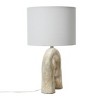 Storied Home Modern Abstract Sculptural Table Lamp with Drum Shade - 3 of 4