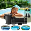 VEVOR Swimming Pool Pump 2.0HP 115V 1500W, Single Speed Pumps for Above Ground Pool, Powerful Pool Pumps, 5400 GPH Max. Flow - 4 of 4