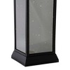Northlight LED Lighted Flickering Lantern - 19" - Warm White Lights - Black - 4 of 4