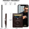 Generic AirTag Wallet - RFID Blocking Mens Minimalist Money Clip Wallet for Airtag - Full Grain Leather - 2 of 4
