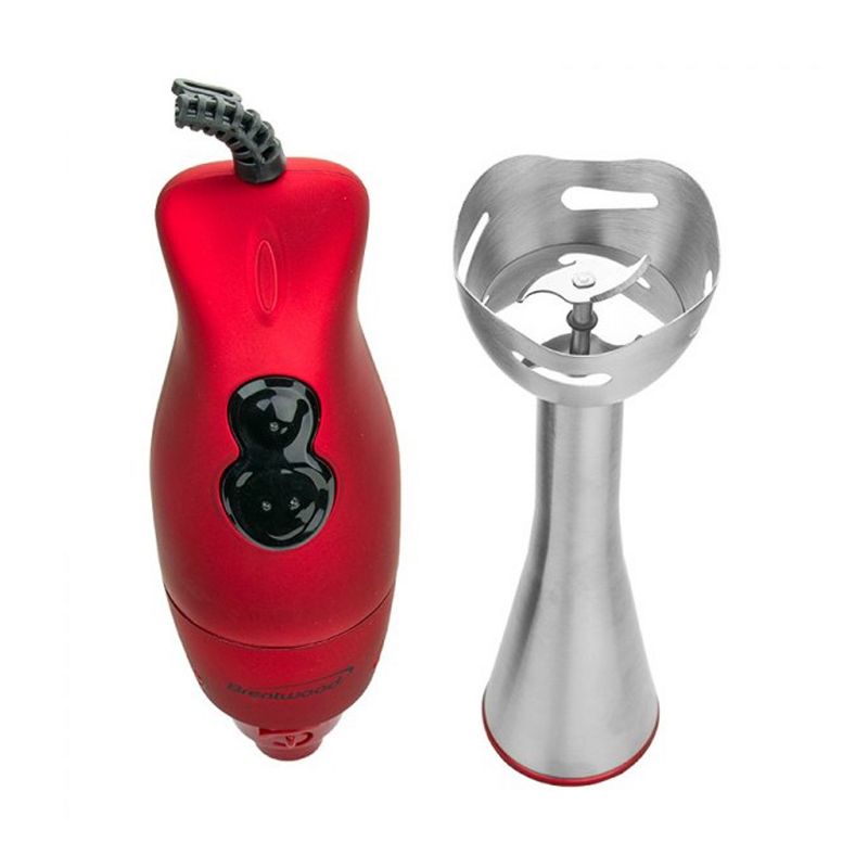 Brentwood 2-Speed Hand Blender in Red with Soft Grip Handle, 3 of 9