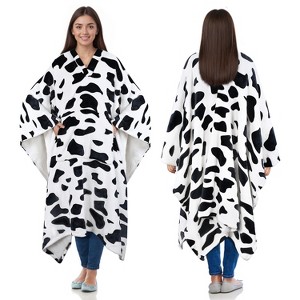 Catalonia Faux Shering Wearable Cape for Adult Women Men,Wrap Blanket Cape with Pocket, Warm, Soft, Cozy, Snuggly, Comfort Gift, No Sleeves - 1 of 4