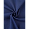 Allegra K Women's Elegant Roll-Up Short Sleeve Work Button-Down Shirts - 4 of 4