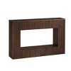 Sapphtopaz 55" Modern Console Table with Groove Slats Design Narrow Entryway Table with Bottom Shelf Versatile TV Stand for Living Room,Hallway - 3 of 4