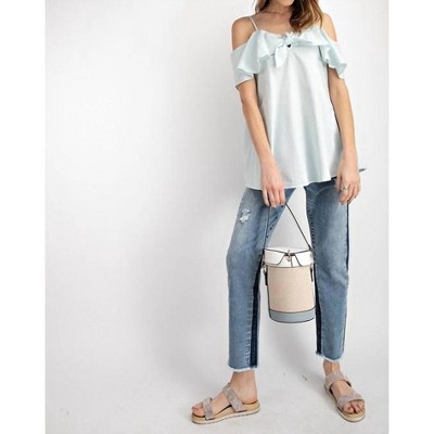 Women's Bow Off-the-shoulder Top - Easel