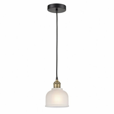 Dayton - 1 Light Cord Hung Mini Pendant In Industrial Style-9.25 Inches Tall and 5.5 Inches Wide