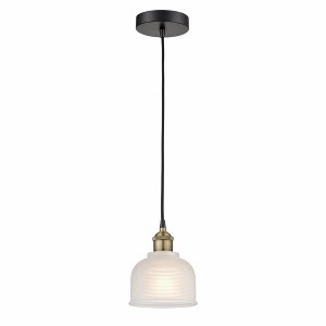 Dayton - 1 Light Cord Hung Mini Pendant In Industrial Style-9.25 Inches Tall and 5.5 Inches Wide - 1 of 1