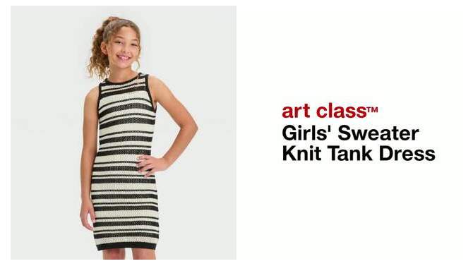 Girls' Sweater Knit Tank Dress - art class™, 2 of 5, play video