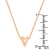 Slickblue Stylish Custom Initial Necklace for Women, 18" Link Chain+2" Ext., Rose Gold/Gold/Silver Options, b-z Options - 2 of 3