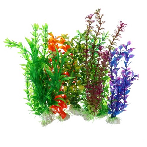 Unique Bargains Aquarium Plants Decorations Artificial Aquatic