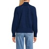 Lands' End Women's Drifter Large Collar Zip Front Cardigan Sweater - 2 of 4