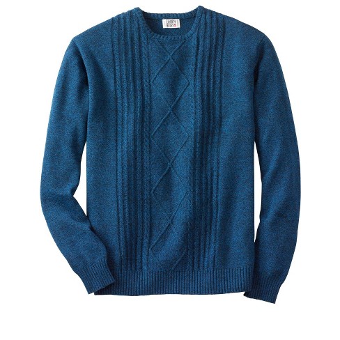 Men's big and tall cable knit sweater hotsell