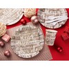Juvale 80-Pack Merry Christmas Paper Plates, 9 Inches Decorative Paper Plates, Christmas Decorations for Christmas Parties - 2 of 4