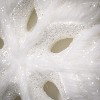 Faux Fur Snowflake Ornaments White 14"H  Set of 3 - 2 of 2