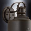 Urban Ambiance Luxury Luxe Industrial Outdoor Wall Light,  11-1/2"H x 11"W,  Olde Bronze Finish, UHP1042 - 4 of 4