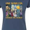 Women's - Disney - One Wish Can Change The World Fitted Graphic T-Shirt - 2 of 3