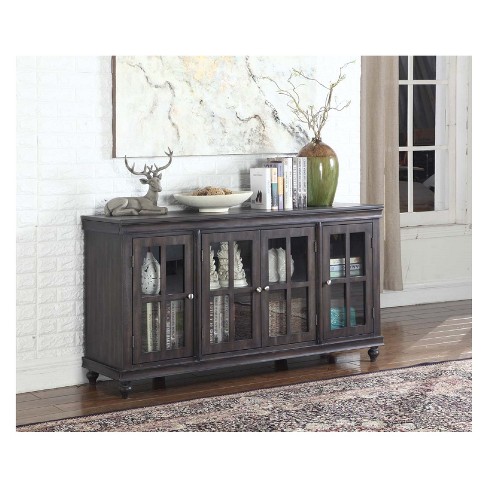 Aptos 60 Media Console Gray Crawford Burke Target