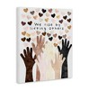 Stupell Industries We Rise by Lifting Others Quote Hands Hearts Canvas Art - 2 of 4