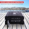 Pyle 4-Channel Waterproof Marine Audio Amplifier - 600 Watts MAX, Weather-Resistant, Compact, Aluminum Heat Sink - 2 of 4