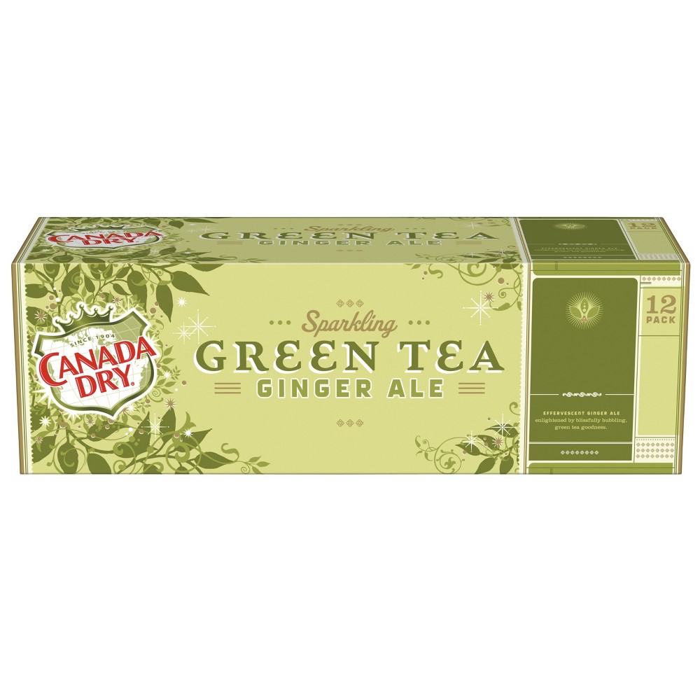 UPC 078000168167 product image for Canada Dry Green Tea Ginger Ale - 12pk/12 fl oz Cans | upcitemdb.com