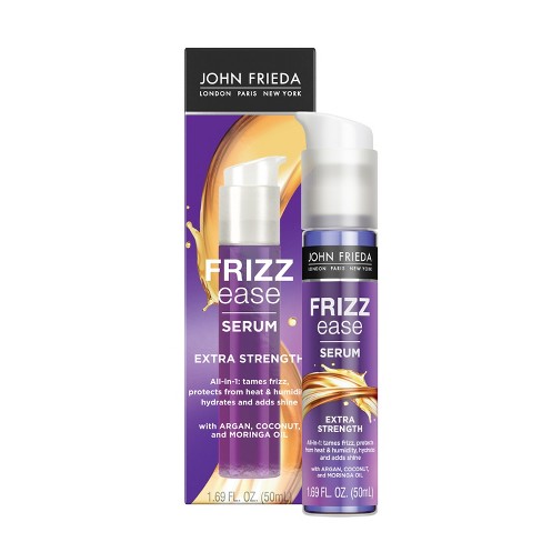 John Frieda Frizz Ease Extra Strength Hair Serum, Nourishing Treatment  Argan, Coconut, And Moringa Oil  Fl Oz : Target