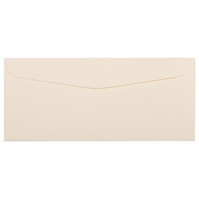 JAM Paper #10 Business Strathmore Envelopes 4.125 x 9.5 Ivory Wove 191165H