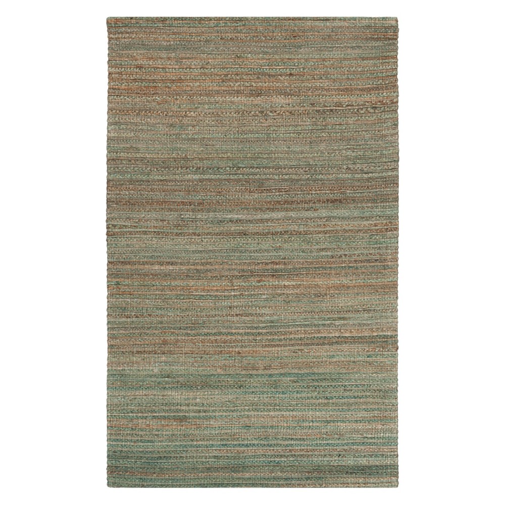 5'x8' Solid Woven Area Rug Sage/Natural - Safavieh