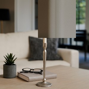 Modern Metal Taper Candle Holder for Home Decor - Decorative Candlestick Holder for Table Centerpieces or Living Room Decor - 1 of 4