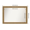Elliot Gold Non-Beveled Framed Bathroom Vanity Wall Mirror - 3 of 4