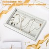 Unique Bargains Velvet Jewelry Tray Empty Stackable Tray Box for Rings Earrings Necklace Bracelet Pendants 1 Pc - 2 of 4