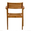 Amazonia Certified Teak 100 FSC Stackable Armchairs - 3 of 4
