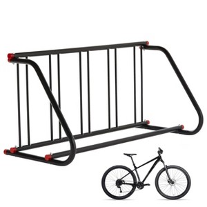 Commercial Floor Bike Rack Stand Heavy Duty,5/10 Bike Parking Rack,Steel Outdoor Bike Rack for Garages,Stores,Schools,Solid & Easy to Assemble - 1 of 4