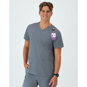 Hanes Comfort Fit Scrubs Men's V-Neck Scrub Top - 1 of 4