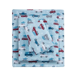Gracie Mills Persephone Cotton Flannel Sheet Set - 1 of 4