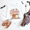 Simply Sage Market Women's Graphic Sweatshirt Tis The Season Pumpkin Ghost - 3 of 4