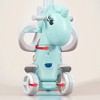 SeaCamel Pink Unicorn Rocking Horse for Toddlers - Multi-Functional Ride On Toy with Push Handle, Backrest & Balance Board (For Boys & Girls) - 2 of 4