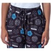 Supernatural Womens' Join The Hunt Anti-Possession Castiel Logos Pajama Pants Black - 3 of 4