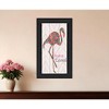 HomeRoots You are so loved Flamingo Black Framed Print Wall Art - 2 of 3