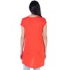 24seven Comfort Apparel Womens Scoop Neck High Low T Shirt Top - 3 of 4