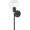 Livex Lighting Downtown 1 - Light Sconce in  Bronze/Antique Brass - 3 of 4