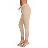Women's Fringe Hem Satin Crinkle Joggers - Venti6 - 2 of 4