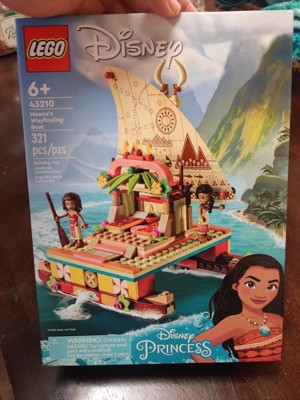 LEGO 43210 Disney Princess La Barca a Vela di Vaiana con Mini Bambolina di  Sina e Delfino, Giocattolo Creativo per Bambine e Bambini dai 6 Anni in su  – Giochi e Prodotti